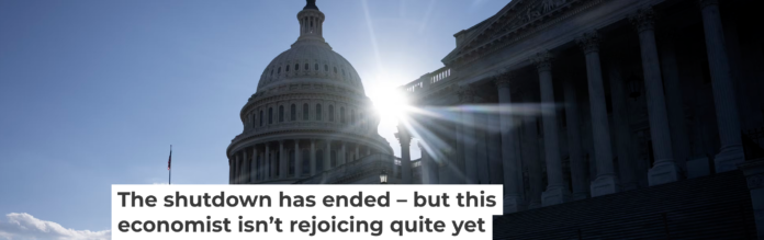 The sun has set on the latest government shutdown. Jim Watson/AFP via Getty Images